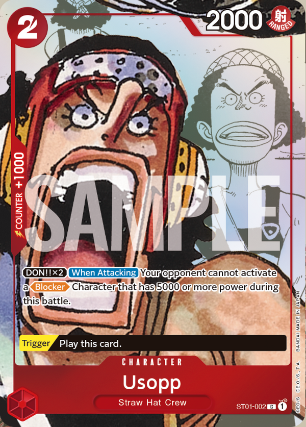 Usopp (Premium Card Collection) - ST01-002 - Common available at 401 Games Canada