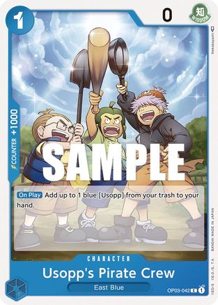 Usopp's Pirate Crew - OP03-042 - Common available at 401 Games Canada