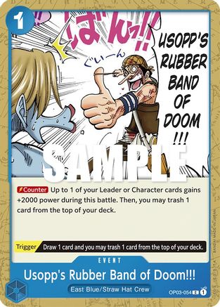 Usopp's Rubber Band of Doom!!! - OP03-054 - Common available at 401 Games Canada