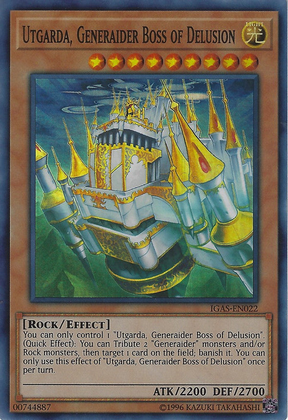 Utgarda, Generaider Boss of Delusion - IGAS-EN022 - Super Rare - Unlimited available at 401 Games Canada