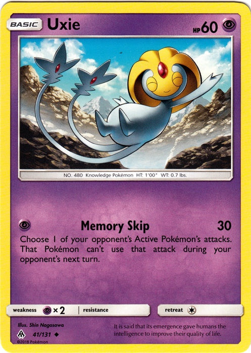 Uxie - 41/131 - Uncommon available at 401 Games Canada