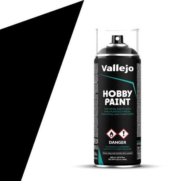 Vallejo - Aerosol - Hobby Paint - Black - 400ml