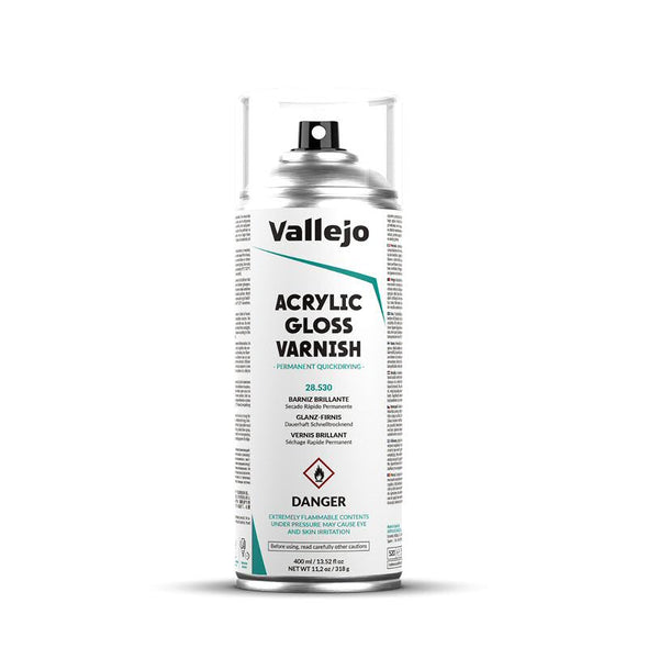 Vallejo - Aerosol - Acrylic Gloss Spray Varnish - 400ml