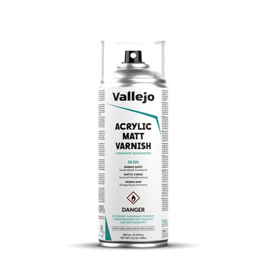 Vallejo - Aerosol - Acrylic Matt Spray Varnish - 400ml