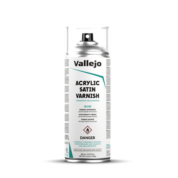 Vallejo - Aerosol - Acrylic Satin Spray Varnish - 400ml