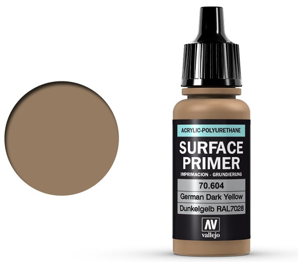 Vallejo - Game Air: Surface Primer - German Dark Yellow