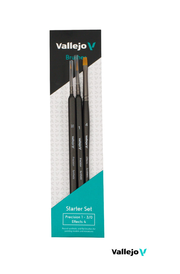 Vallejo - Synthetic Brush Starter Set