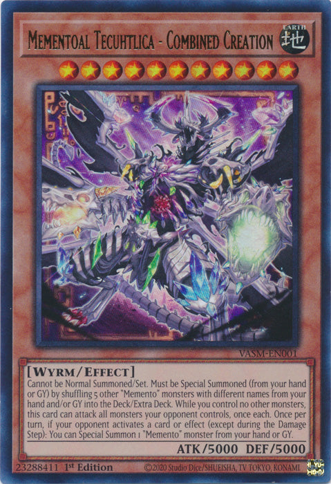 Mementoal Tecuhtlica - Combined Creation - VASM-EN001 - Ultra Rare - 1st Edition