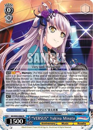 "VERSUS" Yukina Minato - BD/W95-E084 - Rare available at 401 Games Canada