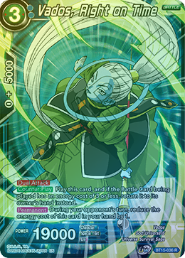 Vados, Right on Time - BT15-036 - Rare (FOIL) available at 401 Games Canada