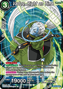 Vados, Right on Time - BT15-036 - Rare available at 401 Games Canada