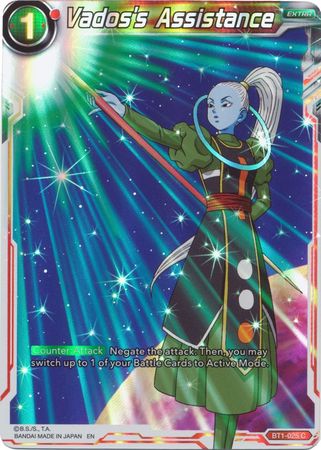 Vados's Assistance - BT1-025 - Common (Reprint) (Foil) available at 401 Games Canada