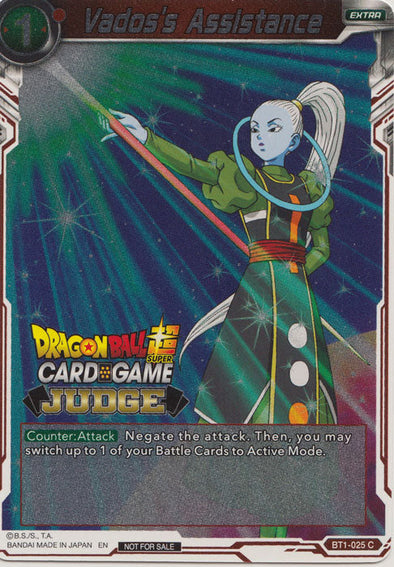 Vados's Assistance - BT1-025 - Level 2 Judge Promo (Foil) available at 401 Games Canada