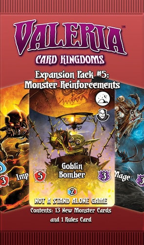 Valeria Card Kingdoms - Expansion #5 - Monster Reinforcements available at 401 Games Canada