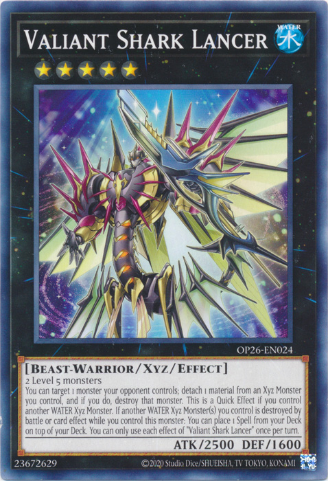 Valiant Shark Lancer - OP26-EN024 - Common - Unlimited