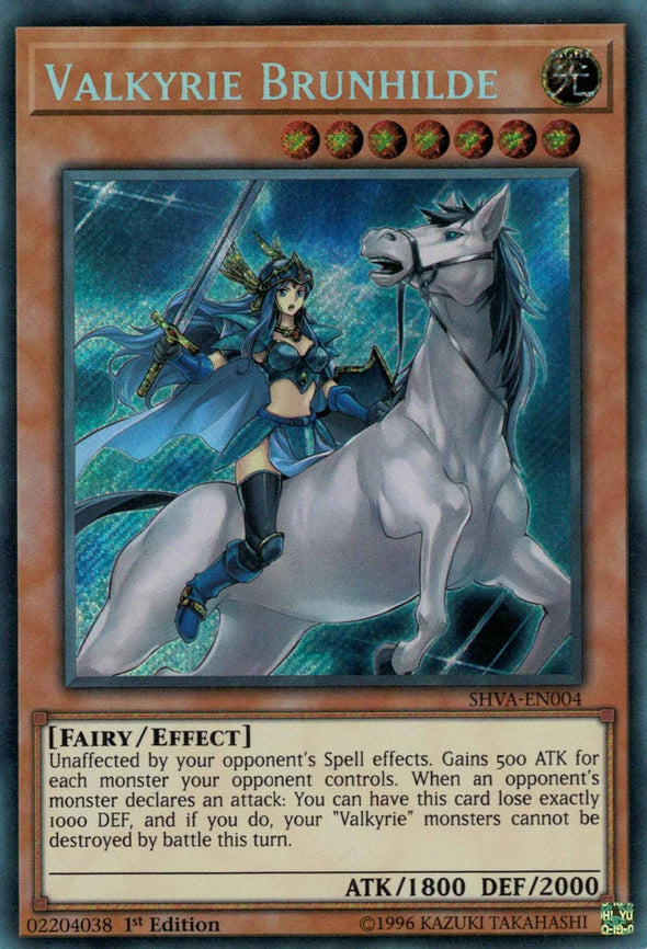 Valkyrie Brunhilde - SHVA-EN004 - Secret Rare - 1st Edition available at 401 Games Canada