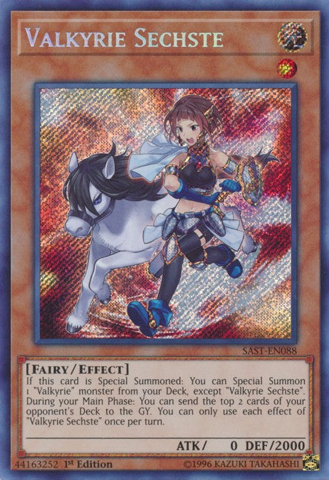Valkyrie Sechste - SAST-EN088 - Secret Rare - 1st Edition available at 401 Games Canada