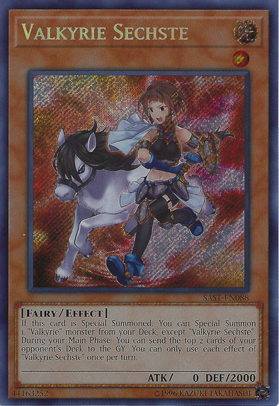 Valkyrie Sechste - SAST-EN088 - Secret Rare - Unlimited available at 401 Games Canada