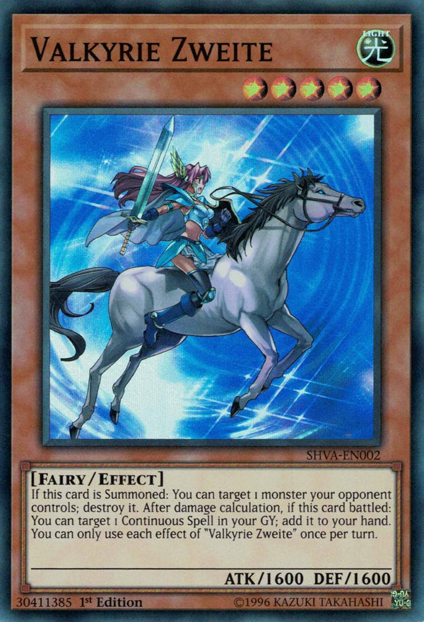 Valkyrie Zweite - SHVA-EN002 - Super Rare - 1st Edition available at 401 Games Canada
