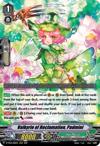 Valkyrie of Reclamation, Padmini - D-VS02/082 - Triple Rare available at 401 Games Canada