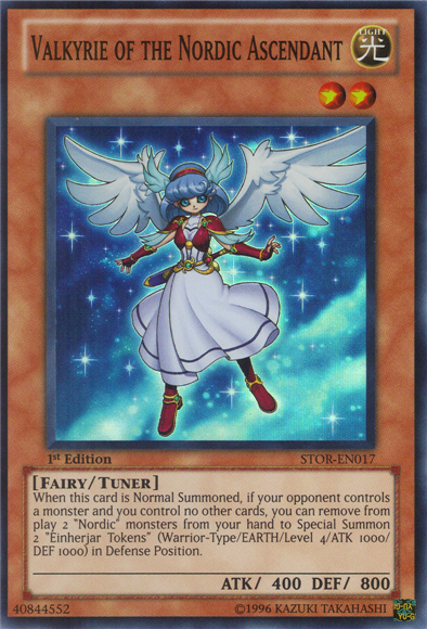 Valkyrie of the Nordic Ascendant - STOR-EN017 - Super Rare - 1st Edition available at 401 Games Canada