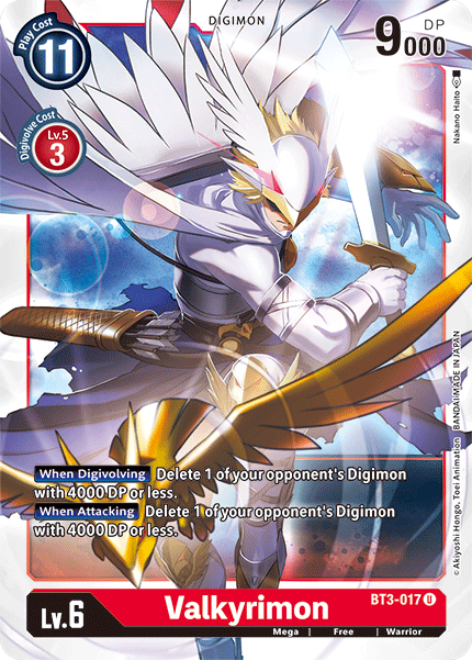 Valkyrimon - BT3-017 - Uncommon available at 401 Games Canada