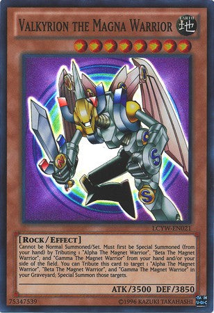 Valkyrion the Magna Warrior - LCYW-EN021 - Super Rare - Unlimited available at 401 Games Canada