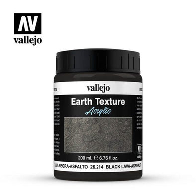 Vallejo - Diorama Effects - Earth Texture - Black Lava-Asphalt available at 401 Games Canada