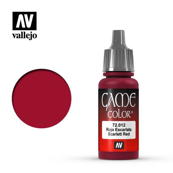 Vallejo - Game Color - Scarlet Red available at 401 Games Canada