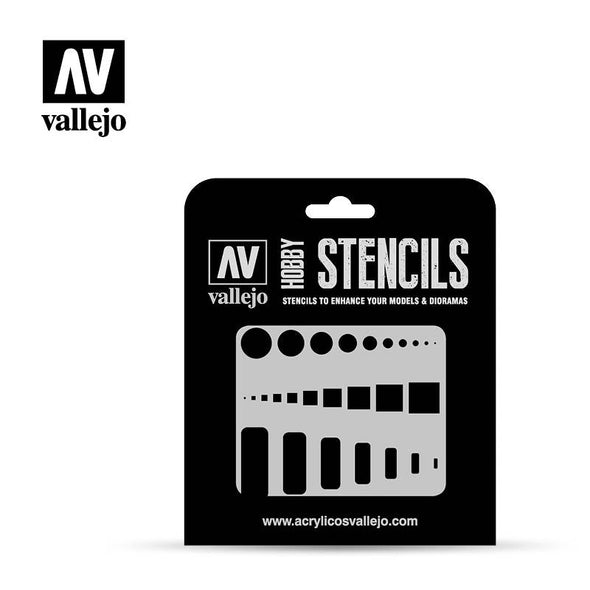 Vallejo - Hobby Stencils - Access Trap Doors available at 401 Games Canada