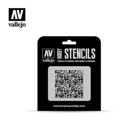 Vallejo - Hobby Stencils - Weathered Paint 1/72 available at 401 Games Canada