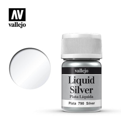 Vallejo - Liquid Silver - Silver available at 401 Games Canada