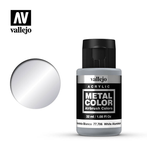 Vallejo - Metal Color - White Aluminium available at 401 Games Canada