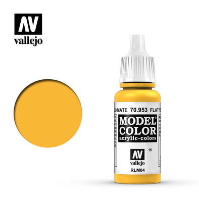 Vallejo - Model Color - Flat Yellow available at 401 Games Canada