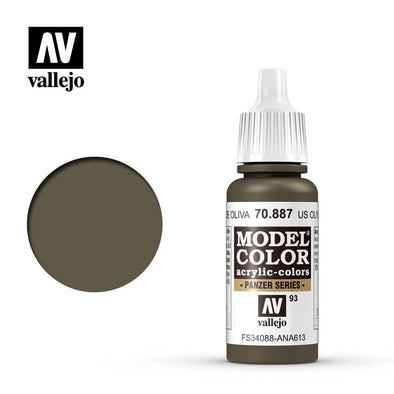 Vallejo - Model Color - US Olive Drab available at 401 Games Canada