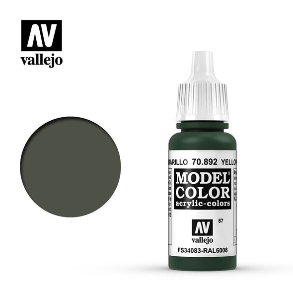 Vallejo - Model Color - Yellow Olive available at 401 Games Canada