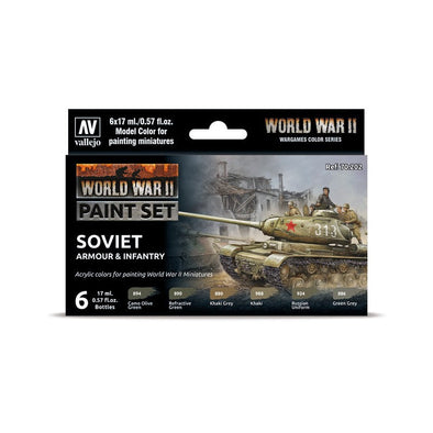 Vallejo - Model Colour Set - WWII Soviet Armour & Infantry available at 401 Games Canada