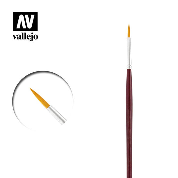 Vallejo - P54 - Round Toray Brush - #000 available at 401 Games Canada