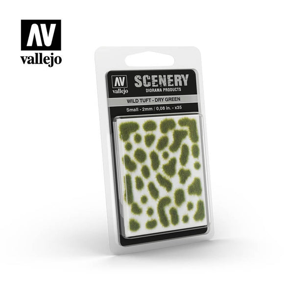 Vallejo - Scenery - Wild Tuft - Dry Green - Small available at 401 Games Canada