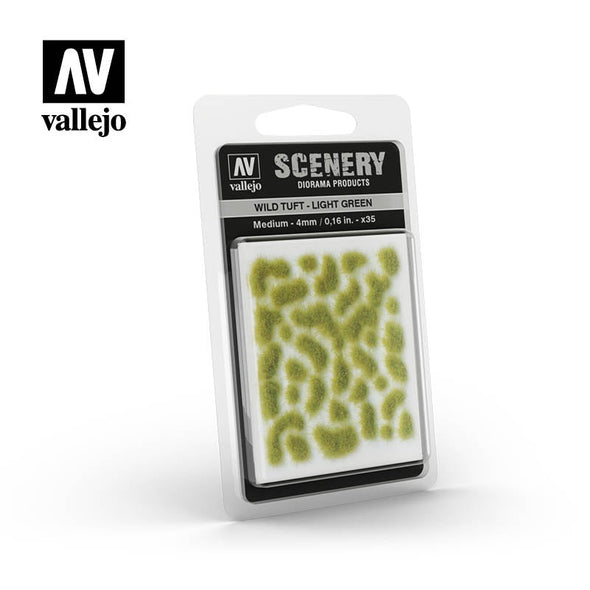 Vallejo - Scenery - Wild Tuft - Light Green - Medium available at 401 Games Canada