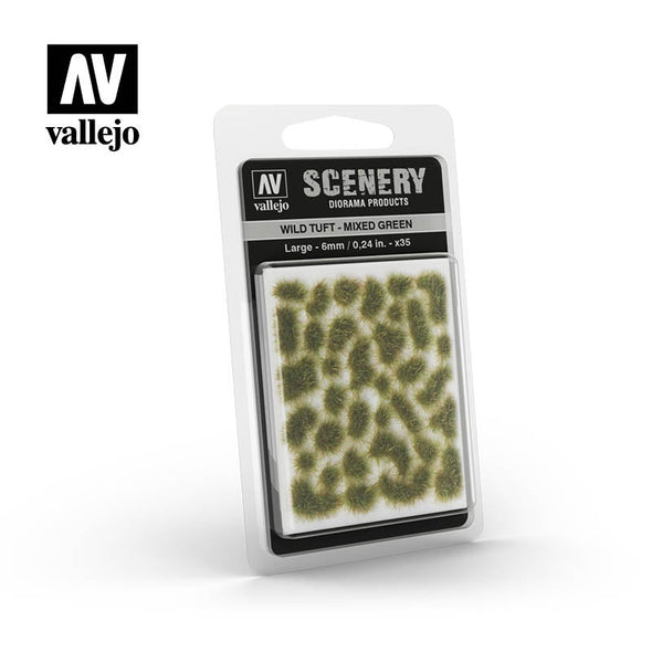 Vallejo - Scenery - Wild Tuft - Mixed Green - Large available at 401 Games Canada