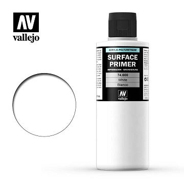 Vallejo - Surface Primer - White - 200 ml available at 401 Games Canada