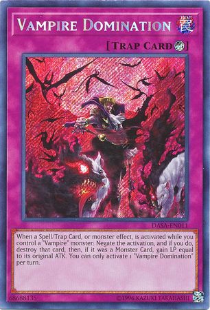 Vampire Domination - DASA-EN011 - Secret Rare - Unlimited available at 401 Games Canada