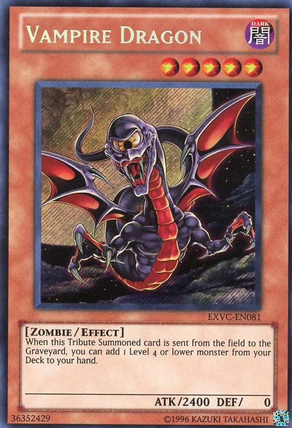 Vampire Dragon - EXVC-EN081 - Secret Rare - Unlimited available at 401 Games Canada