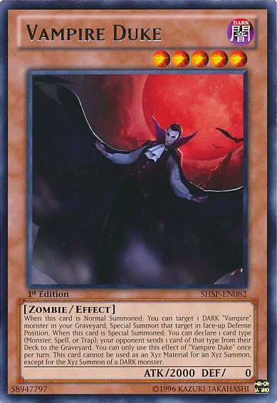 Vampire Duke - SHSP-EN082 - Rare - 1st Edition available at 401 Games Canada