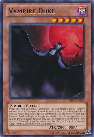 Vampire Duke - SHSP-EN082 - Rare - Unlimited available at 401 Games Canada