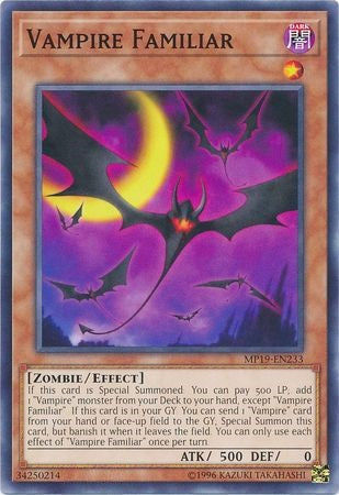 Vampire Familiar - MP19-EN233 - Common - Unlimited available at 401 Games Canada