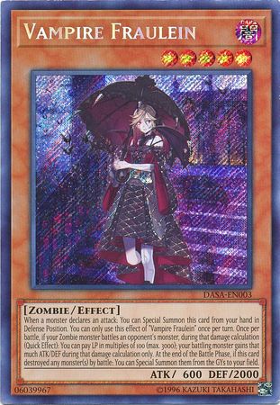 Vampire Fraulein - DASA-EN003 - Secret Rare - Unlimited available at 401 Games Canada