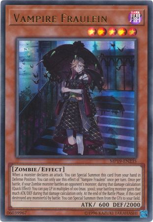 Vampire Fraulein - MP19-EN235 - Ultra Rare - Unlimited available at 401 Games Canada