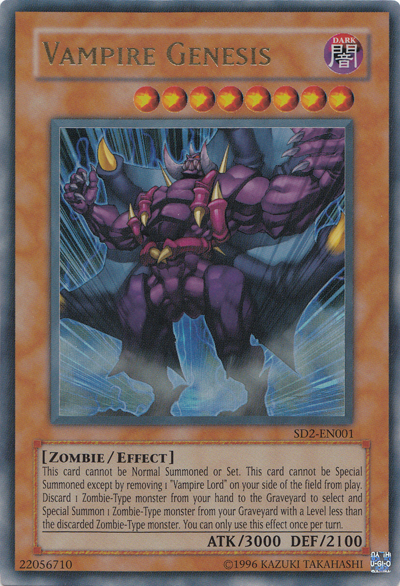401 Games Canada - Vampire Genesis - SD2-EN001 - Ultra Rare - Unlimited